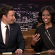 Jimmy Fallon and first lady Michelle Obama on The Tonight Show Jan. 11, 2017 Video screenshot